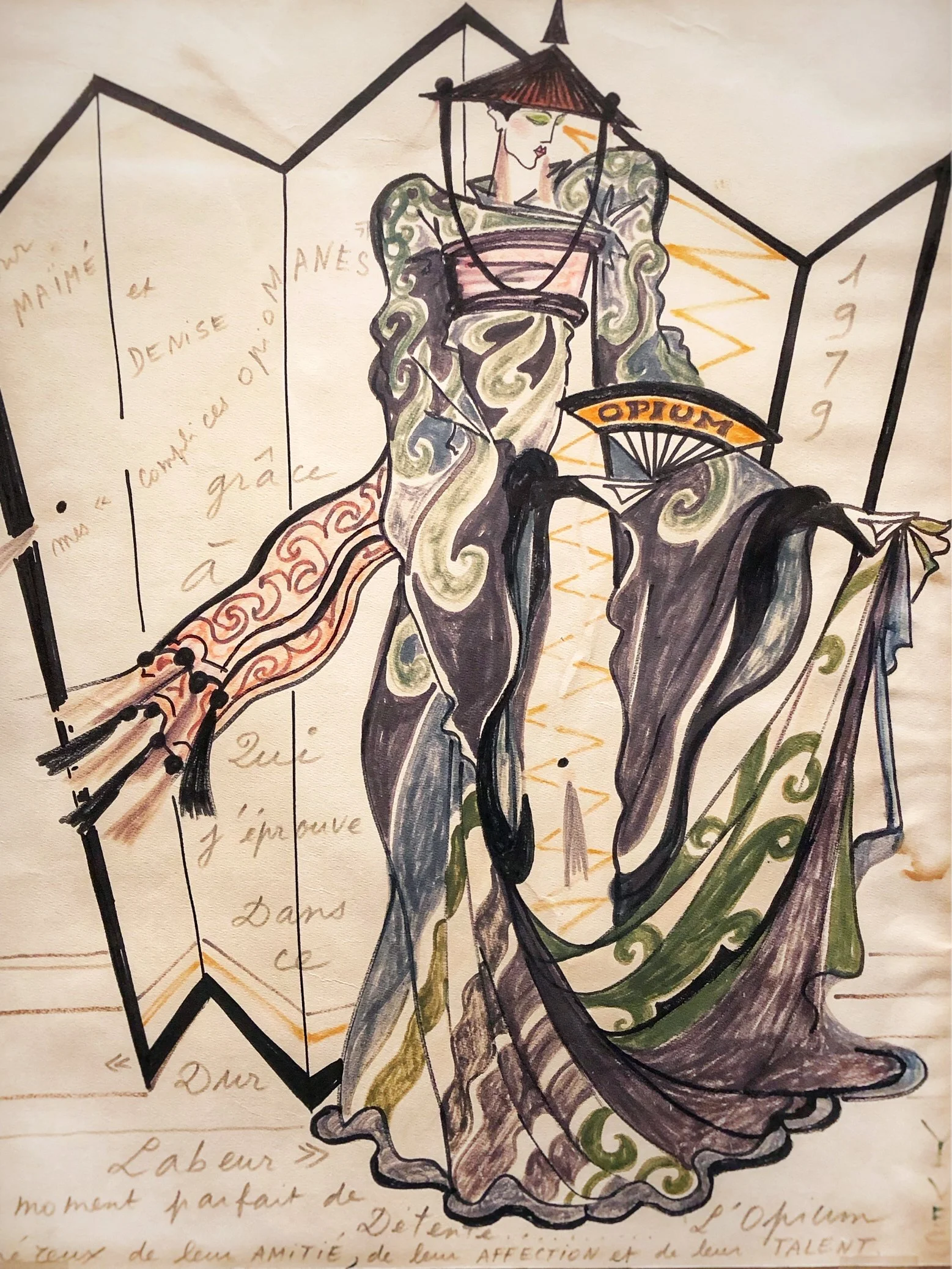 From The Textile Eye Archive - “YSL: Dreams of the Orient” — The